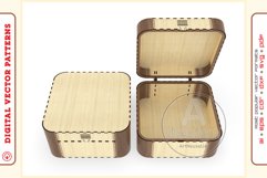 Box Organizer v21 - laser cut file - Glowforge ready SVG Product Image 2