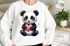 Animals Giving Heart Hand Sign, Watercolor Clipart Product Image 2