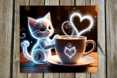 Valentine cat | 4 love Skinny tumbler designs Product Image 2