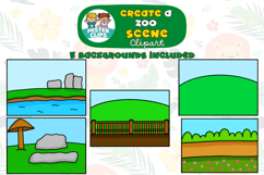 Create a Zoo Scene Clip Art Product Image 4