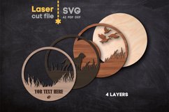 Redbone Hound Dog SVG laser cut files for Glowforge Product Image 2