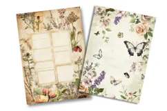 Butterfly Garden Junk Journal Pages Product Image 2