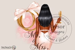 Mr And Mrs Bride Tumbler PNG Wedding Wrap Sublimation Design Product Image 3