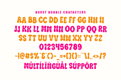 Burst Bubble - Retro Groovy Font Product Image 2