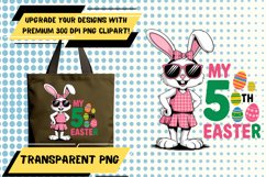 Stylish PNG Template for T-Shirt Prints , Easter Bunny Product Image 1