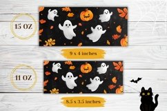 Halloween Mug Wrap Design, Fall Pumpkins Mug Wrap Product Image 2