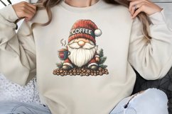 Coffee Lover Gnome Clipart PNG Product Image 1