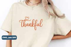 Thankful PNG sublimation design Product Image 3
