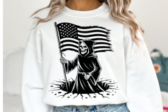 USA Grim Reaper Svg Design | Svg Cut Files | Shirt Svg Product Image 1