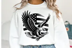 USA Eagle Svg Design | Svg Cut Files | Shirt Svg Product Image 1