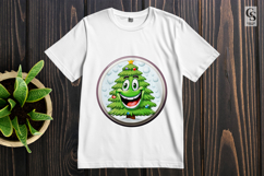 Cute Cartoon Green Tree Clipart Sublimation PNG Product Image 2
