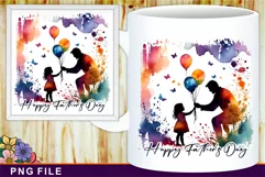 Happy Fathers Day PNG Sublimation, Mug and T shirt Designs Product Image 2