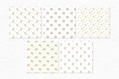 Spring watercolor greenery digital papers Product Image 2