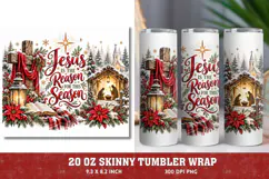 Faith Makes It Possible Tumbler Wrap, Christian Christmas 20 Product Image 1