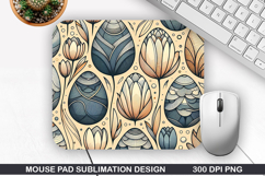 Easter Eggs Mouse Pad Sublimation, Easter Mouse Pad PNG Product Image 1