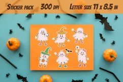 Groovy ghosts halloween stickers Product Image 2