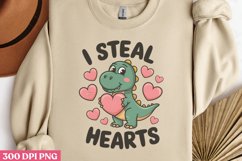 I steal hearts PNG, Valentines Day Sublimation PNG Product Image 1
