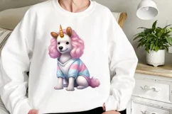 Cute Unicorn Costume For Dogs, Unicorn Watercolor Product Image 2