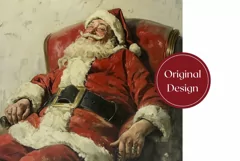 Christmas Tumbler Design, Santa Claus Sublimation Design Product Image 2