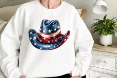 American Flag Watercolor Clipart, Us Flag Clipart Product Image 1