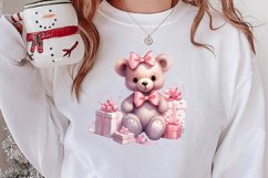 Pink Tis The Season Christmas Sublimation, Christmas Clipart Product Image 2