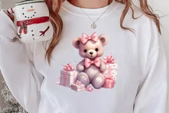 Pink Tis The Season Christmas Sublimation, Christmas Clipart Product Image 2