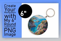 Nature's Palette: Round Sublimation Designs Product Image 1