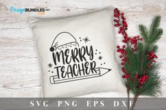 Merry Teacher SVG Product Image 2