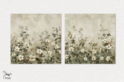 Floral digital paper, background clipart Product Image 2