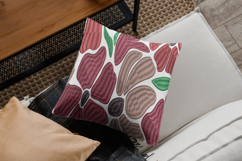 Rustic Autumn Floral Abstract Embroidery Design Product Image 2