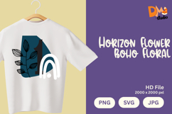 Horizon Flower Boho Floral Monogram Product Image 1