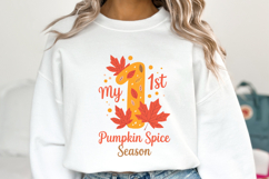 My 1st Pumpkin Spice Season Svg | Thanksgiving | Shirt Svg Product Image 2