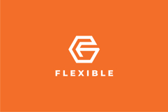 Hexagon Letter F Logo Design Vector Template Product Image 2