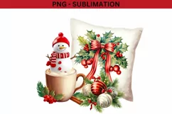 Christmas Scene PNG for Seasonal Decorations Product Image 2