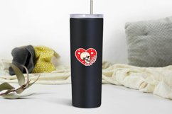 Funny Skeleton Valentine Sticker Bundle, Skeleton Valentine Product Image 2
