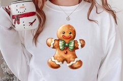 Gingerbread Man Sublimation Clipart, Gingerbread Man Clipart Product Image 2