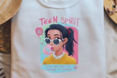 Funny Beautiful Girl Quotes Sublimation Design PNG Product Image 1