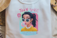 Funny Beautiful Girl Quotes Sublimation Design PNG Product Image 1