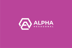 Hexagon Letter A Logo Design Vector Template Product Image 2