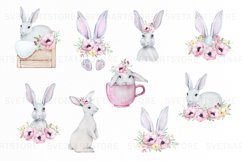 Watercolor Easter composition clipart Product Image 2