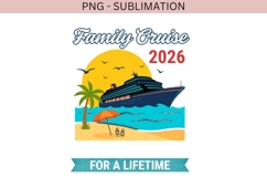 Family Cruise 2026 PNG | Cruise Vacation Shirt Design Product Image 3