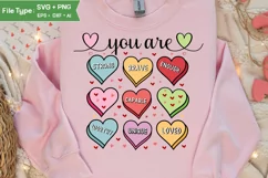 Self Love Valentine PNG Heart Christian | Valentine Quote Product Image 2