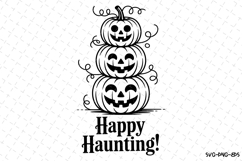 Happy Haunting Svg | Halloween Svg | Svg Cut Files Product Image 1
