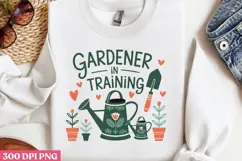 Gardener in training PNG, Gardening Sublimation PNG Product Image 2