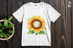 Cute Smiling Sunflower Clipart Sublimation PNG Product Image 2