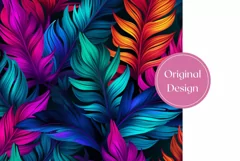Tropical Tumbler Sublimation Design, Colorful Tumbler Design Product Image 2