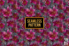 Elegant Dark Floral Pattern Digital Paper Product Image 2