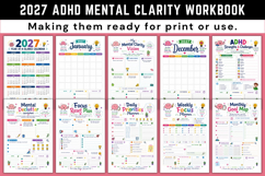 2027 ADHD Mental Clarity Workbook Product Image 2