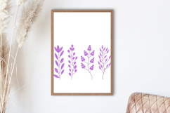 Lavender Botanical Branches Embroidery Design Product Image 2