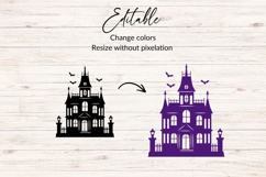 Halloween House SVG, Haunted House SVG Product Image 2